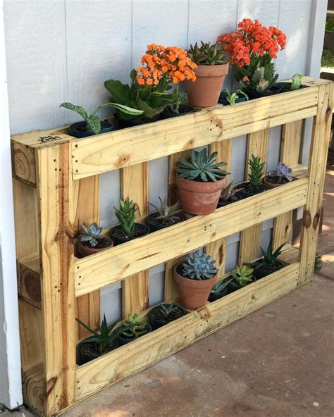 Diy Wooden Pallet Plant Stand Serves Your Indoor And Outdoor Needs