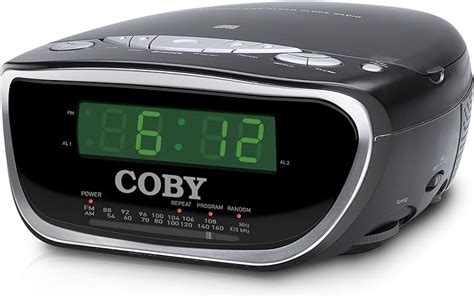 Coby Cdra147 Digital Amfm Dual Alarm Clock Radio Cd