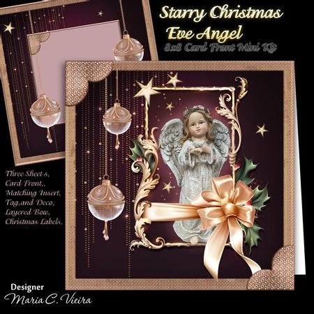 Starry Christmas Eve Angel CUP Craftsuprint