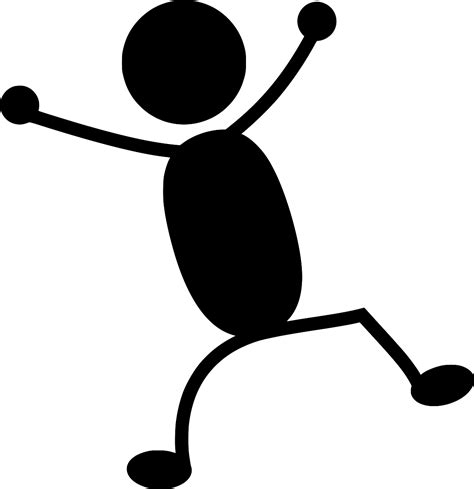 Svg Dancing Stick Figure Stickman Free Svg Image And Icon Svg Silh