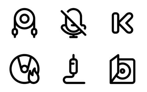 Essential User Interface Icon Pack Basic Outline 99 Svg Icons