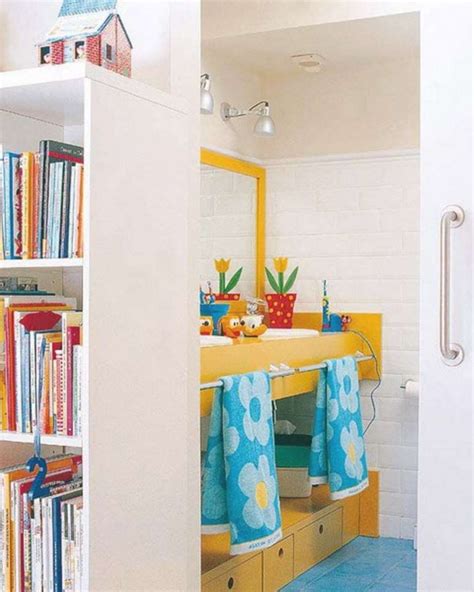 Small bathroom window ideas the subdued tones ooze a sense of serenity. 30 Colorful and Fun Kids Bathroom Ideas