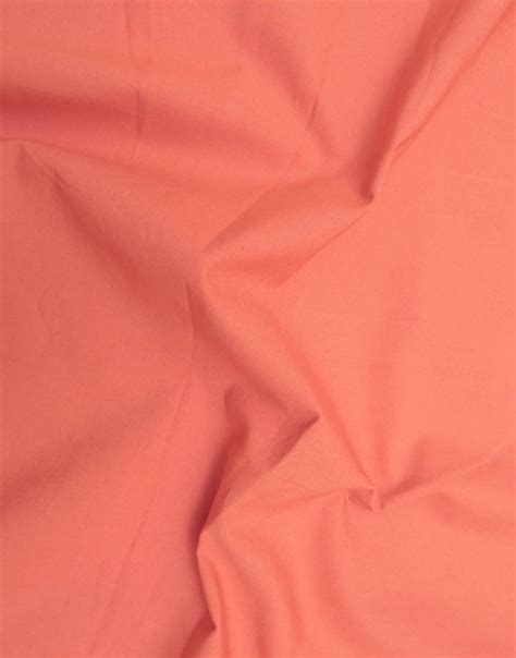 Peach Color Plain Cotton Twill Dress Material Fabric Charu Creation