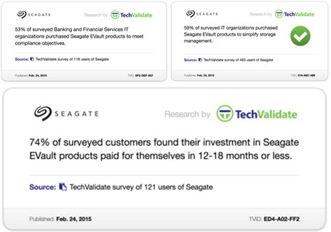 The Seagate Evault User Survey Why Buy Seagate Blog