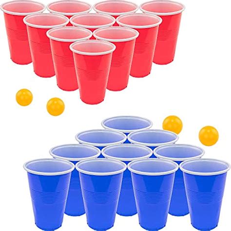 Fon 10253 Beer Pong Games Drinking Set 22 Cups 4 Ping Balls Sports
