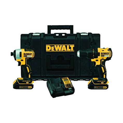 Dewalt 20v Max Cordless Brushless 2 Tool Compact Drill And Impact