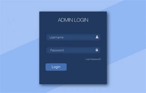Free Simple Login Form Psd Free Psd Vector Icons Riset