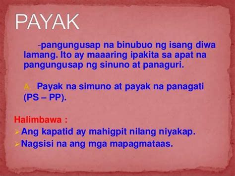 Payak Sentence Example Brainlyph