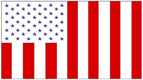 The United States Civil Flag For Peacetime