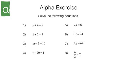 10 Solving Algebraic Equations Worksheets Worksheets Decoomo