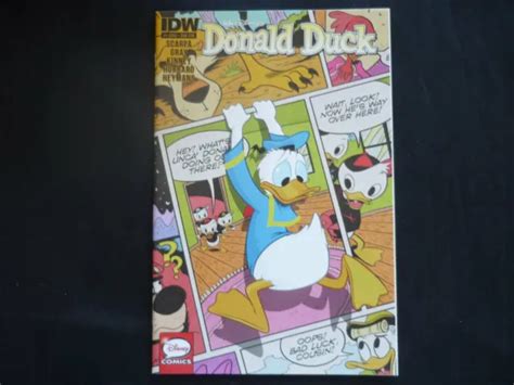 Walt Disney Donald Duck Issue 1 Sub Cover Near Mint B6 Idw 433