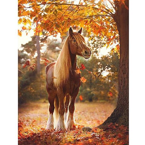 Autumn Horse Diamond Painting Horses Painting Kits