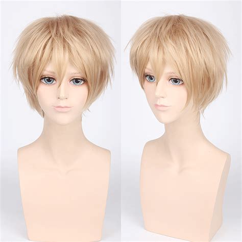 Unisex Male Female Short Full Wig Anime Cosplay Costume Party Wig