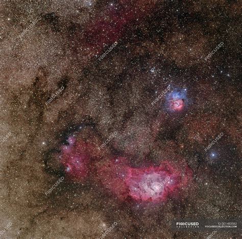 Starforming Region In Constellation Of Sagittarius Featuring Lagoon