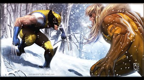 Wolverine And Sabertooth Hd Wallpaper Wallpaper Flare