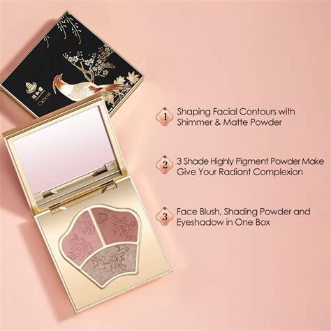 Buy Catkin Powder Blush Pink Nude Eyeshadow Palette Cheek Highlighter
