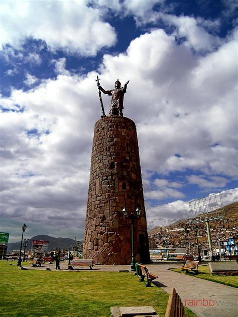A Quick Shot Pachacutecs Monument Cusco Peru Cusco Cusco Peru