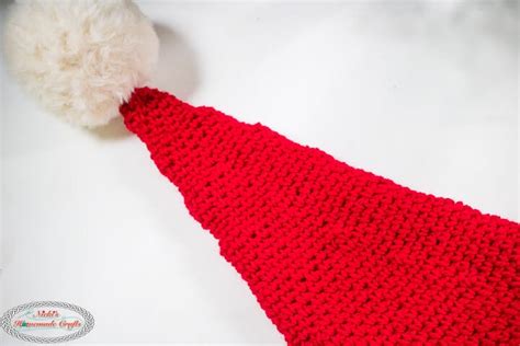 Easy Free Crochet Santa Hat Pattern And Video Tutorial Nickis