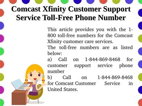 PPT - Comcast Xfinity Customer Support Service Toll-Free Phone Number