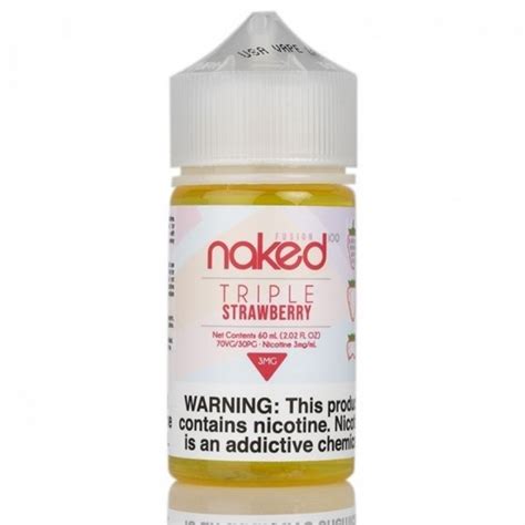 naked 100 triple strawberry 60ml e liquid e juice buy online