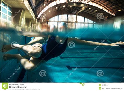 Swimmers Stock Photo Image Of Friends Slim Sporty 55780244