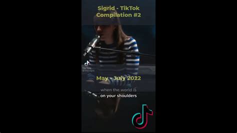 Sigrid Tiktok Compilation 2 Youtube