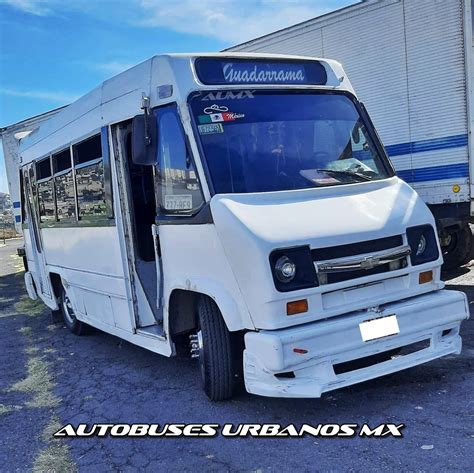 Transporte público autobuses y microbuses CDMX Microbús Chevrolet