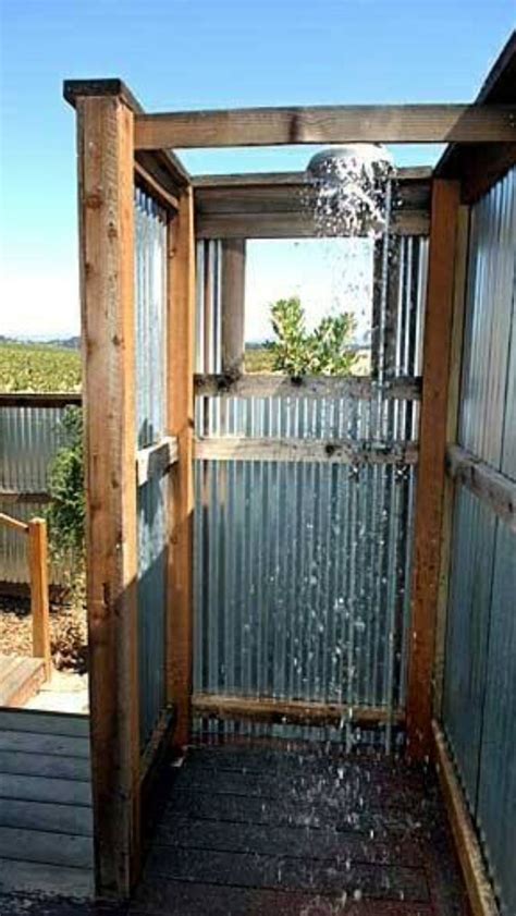 You found a model that fits your board perfectly, an outdoor shower with a pulse chain valve. DIY / Outdoor Shower Design and build your own outdoor shower by Indeed Decor, curators of ...