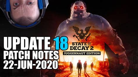 The blood plague has taken over and plague hearts have inhabited some outposts. State of Decay 2 Juggernaut Edition: Update 18 patch notes ...