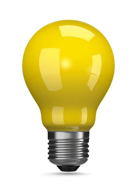 Premium Photo Yellow Light Bulb