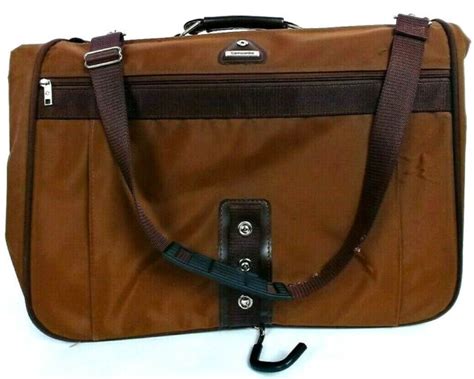 Samsonite Profile Travel Suit Garment Luggage Bag Brown Hanging Ebay