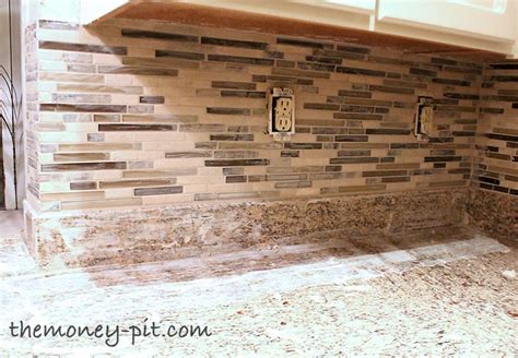 How To Install A Pencil Tile Backsplash And What It Costs