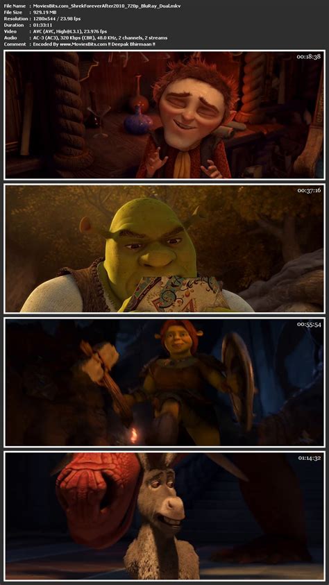 Shrek Forever After 2010 720p Brrip Dual Audio 930mb Moviebits