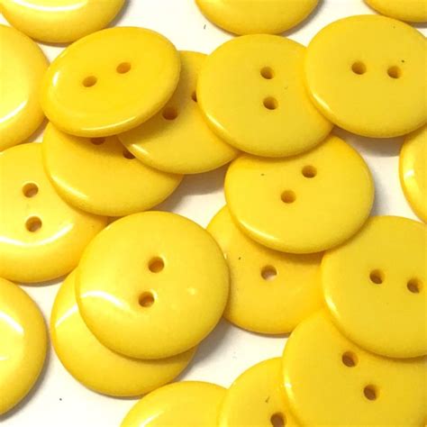 Yellow Buttons Buttons Doll And Model Making Pe