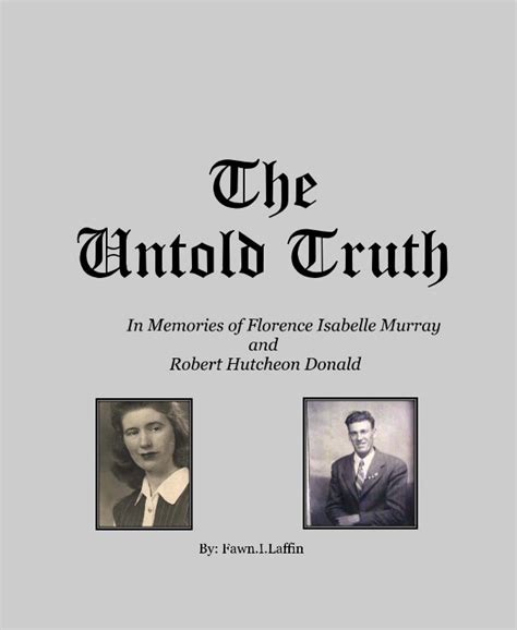 The Untold Truth By By Fawnilaffin Blurb Books