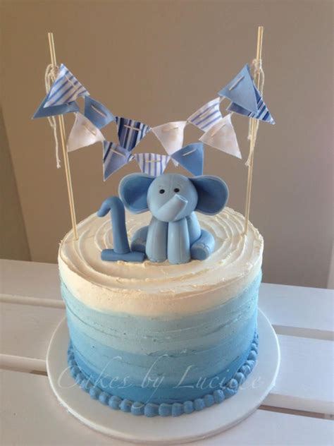 First birthday cakes for little boys & girls. Baby Elephant 1st birthday | Baby birthday cakes, Baby boy birthday cake, Boys first birthday cake
