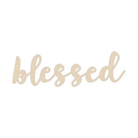 Blessed Sign Wood Blessed Wreath Sign Wood Blank Door Etsy