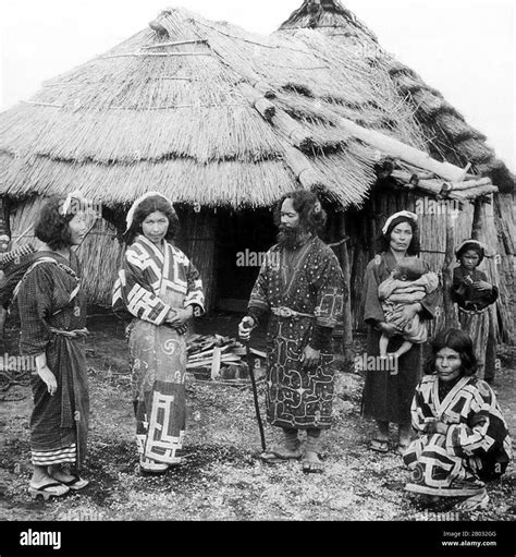 Japanese Ainu Black And White Stock Photos And Images Alamy