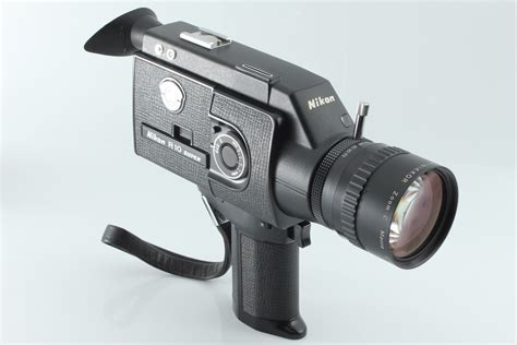 【as Is】 Nikon R10 Super 8mm Movie Camera W Cine Nikkor 7 70mm F14