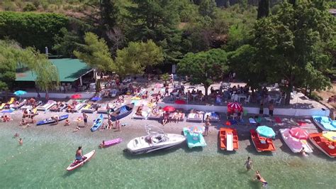 Drone View Gradiste Beach Ohrid 2017 Youtube
