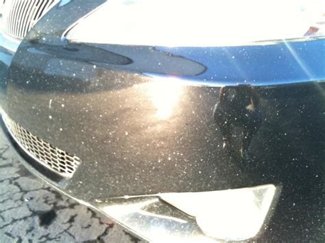 This area is often overlooked and dirt gradually builds. Black Car - White spots on Bumper - after wash FAIL ...