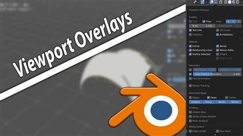 How To Use Viewport Overlays In Blender Youtube