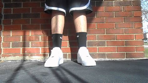 Nike Air Force One Low Whitewhite On Feet Youtube