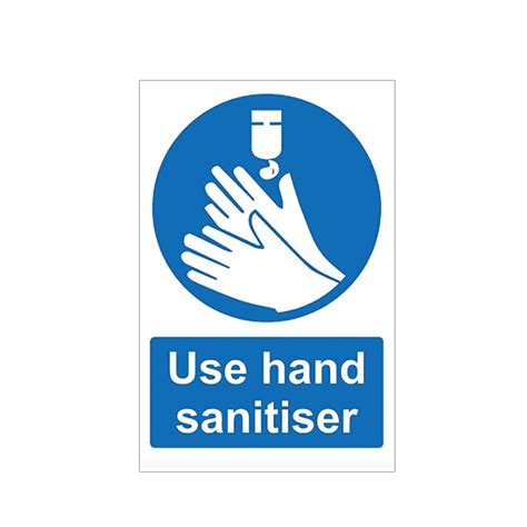 Buy Please Use Hand Sanitiser Sign A5 150mm X 200mm Self Adhesive