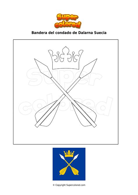 Dibujo Para Colorear Bandera De Australia Occidental Australia