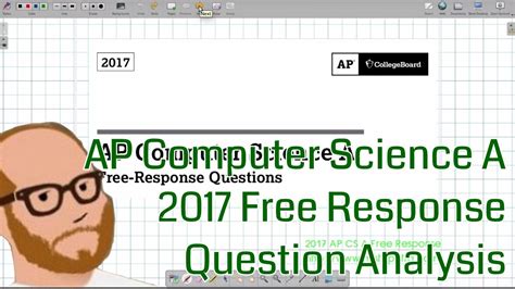 This article is part of a series on. AP Computer Science A 2017 Free Response Discussion - YouTube
