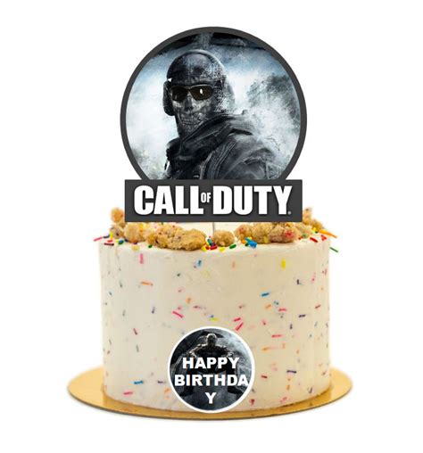 Call Of Duty Cake Topper Crafty Toppers