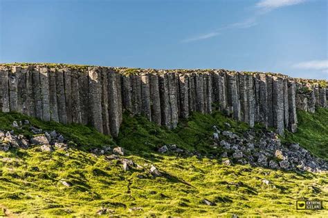The Gerðuberg Cliffs Snaefellsnes Peninsula Snaefellsnes West Iceland