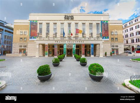 The Teatro Dellopera Di Roma Square In Downtown Rome Opera House