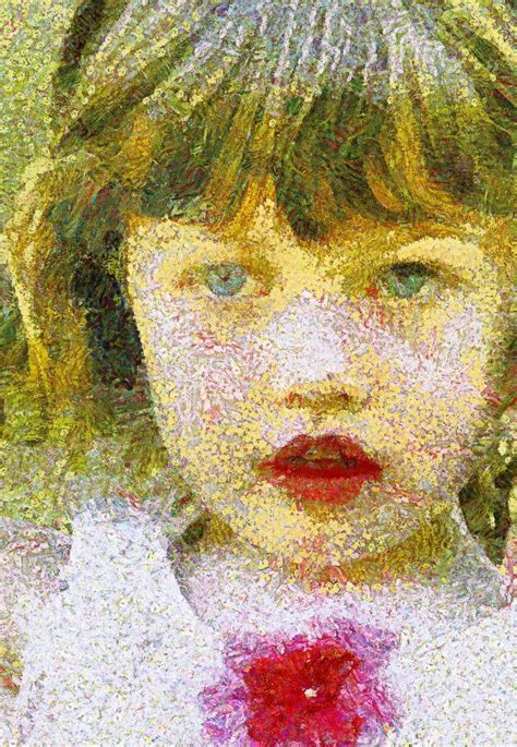 Pointillist Painting Of Young Girl Prints From 27 Georges Seurat